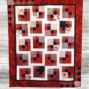 Semi Charmed Quilt Pattern – Confident Beginner – Precut Friendly – 5" Squares – One Size