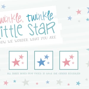 Gender Reveal Scratch-Off Card Game - Pack of 10