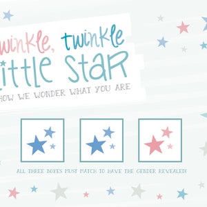 Gender Reveal Scratch-Off Cards - 15 pack