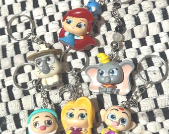 Llaveros de Disney Doorables hechos a mano, llavero Doorables