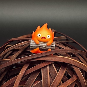 Calcifer Artisan Keycap: Handmade Studio Ghibli Anime Gift