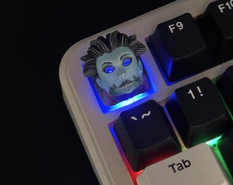 Capuchon de touche WoW des morts-vivants, capuchon de touche artisanal Forsaken pour clavier mécanique, ESC caractère personnalisé, lueur passthrough RVB, cadeau pour joueur