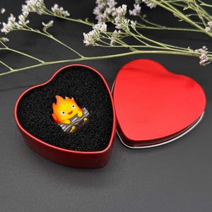 Fire Demon Artisan Keycap, Handmade Flame Spirit Resin Keycap, Cute Anime Inspired Keyboard Decor, Custom Cherry MX Keycap, Gift for Gamers