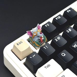 Twitch League of Legends Keycap, Plague Rat Artisan Resin Key, Hand-Painted Cherry MX, Custom LoL Gamer Gift, Mechanical Keyboard Accessory