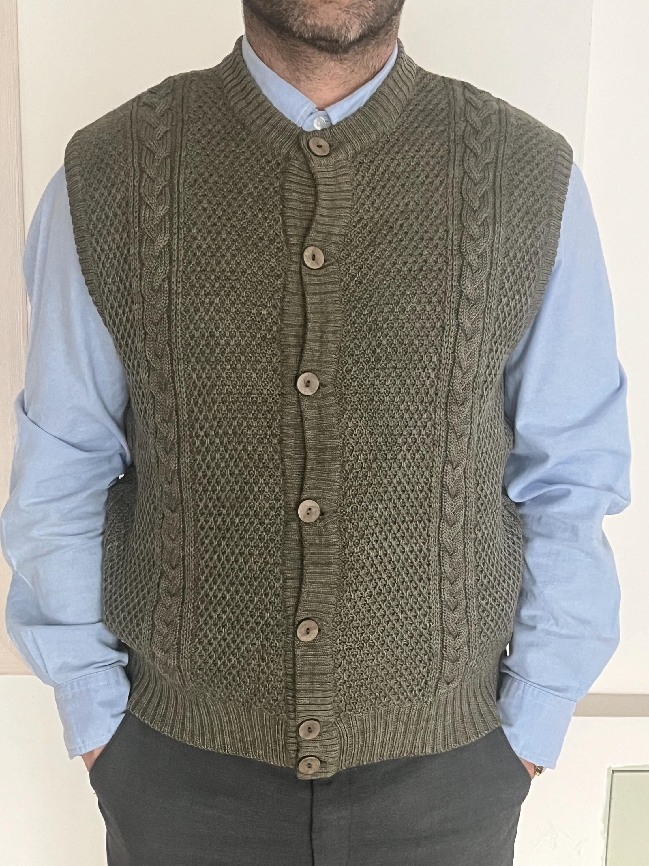 Pull col V en maille pour homme MO Fashion - Bleu - 0.00