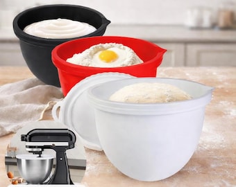 KitchenAid 5-Qt Tilt-Head Silicone Bowl Liners with Lids
