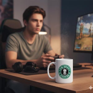 Groot Coffee Mug, Tree Character Ceramic Mug