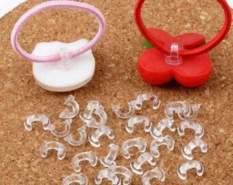 Plastic holder to hold rubber bands in place-for crafting purpose
