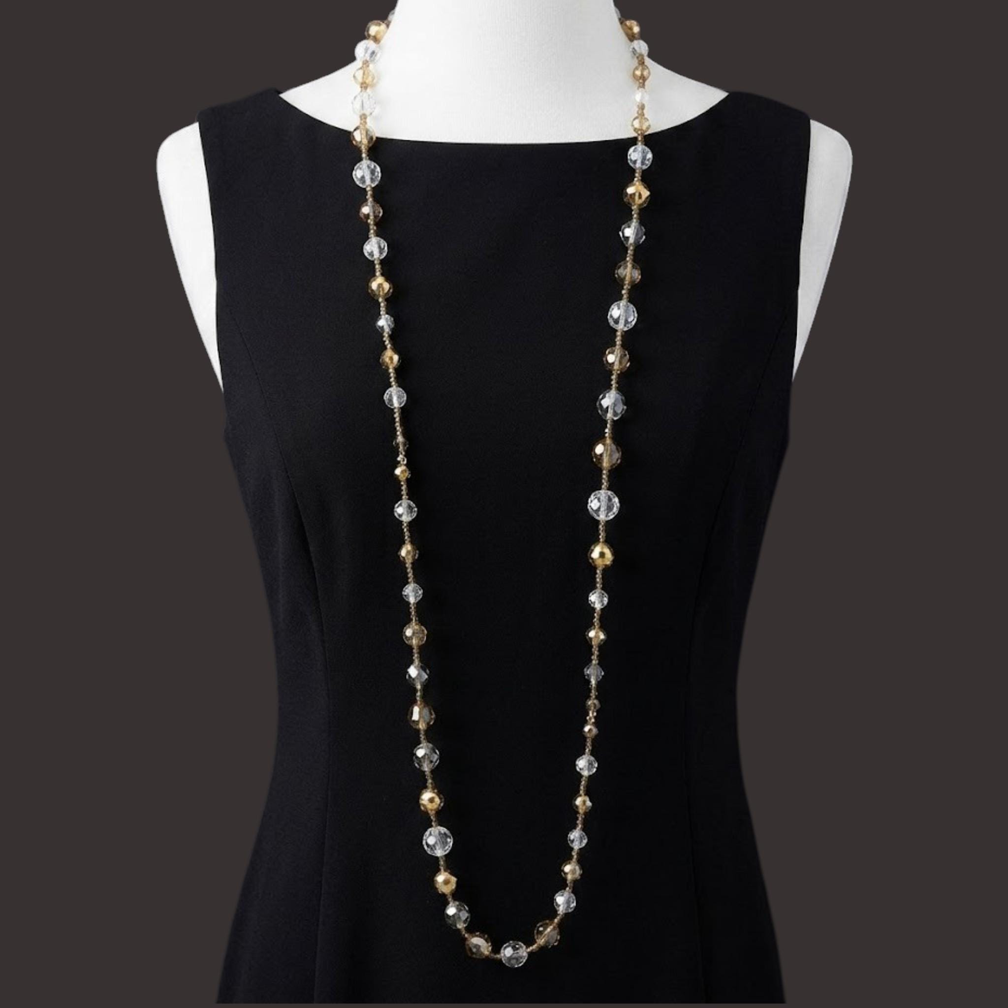 slim fit dress slacks Splendid Iris Statement Link Necklace