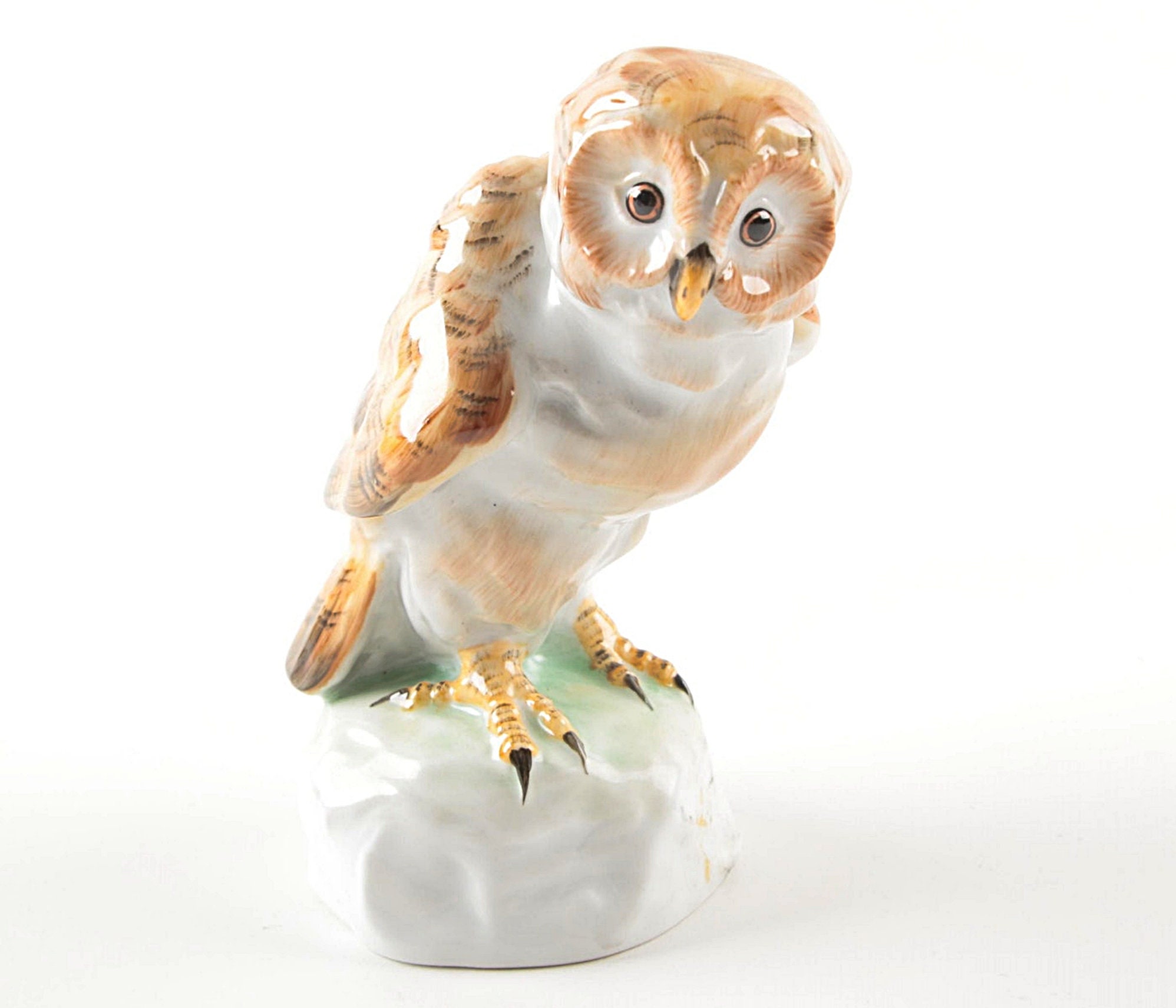 国産品 輸入市場オンラインストアHerend Great Horned Owl Porcelain Figurine Blue Fishnet並行輸入品 Herend Miniature Owl Figurine Blue Fishnet並行輸入品