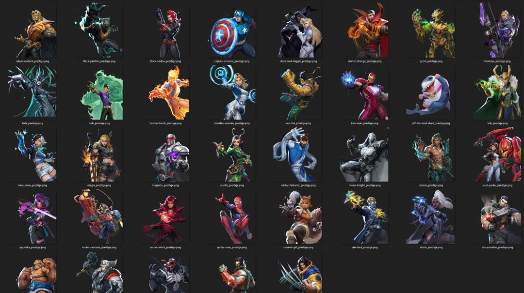 Marvel Rivals Hero Images: PNG Files, Season 4 (digital Download) - Etsy
