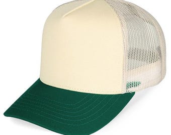 Mehrfarbiger Baumwollstoff zurück verstellbarer Snapback-Trucker-Hut-Baseballmütze