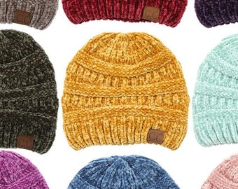 refrie Damen Winter warmer gerippter Chenillehut