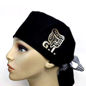 Endo GI ponytail/hybrid/mens scrub cap