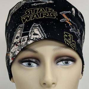 Black wars scrub cap ponytail, hybrid, surgeon cap/men&#39;s Plus Free Shipping
