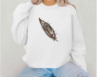 Leopard Eye Embroidered Sweatshirt or Hoodie - Sewpify Design