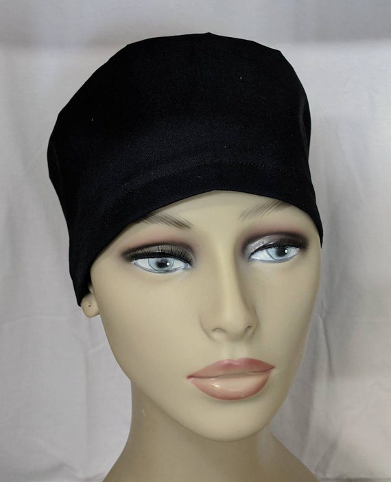 Black Hybrid Style Scrub Hat | Etsy