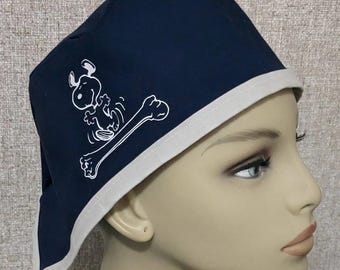 dog bone scrub cap