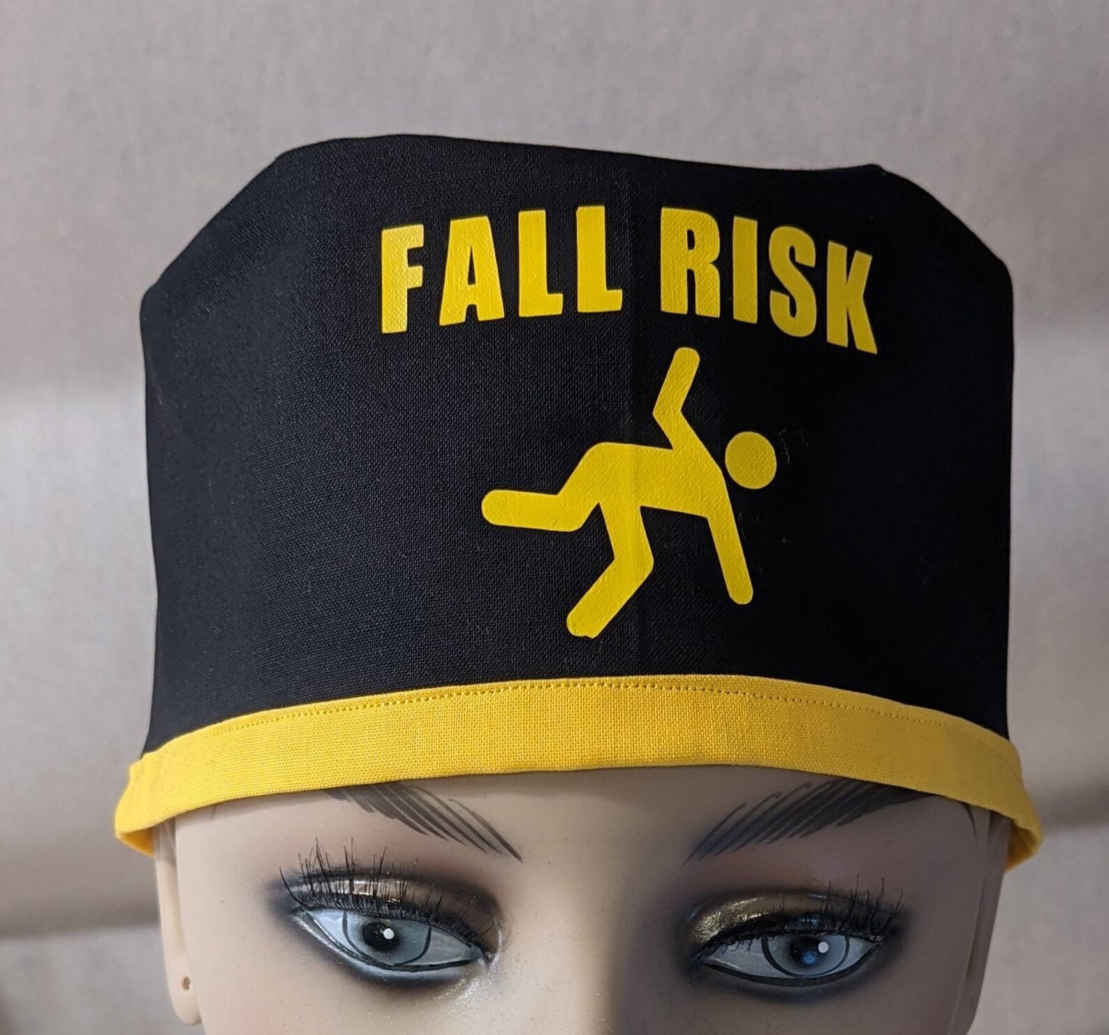 Funny Fall Risk Men's Scrub Cap Etsy