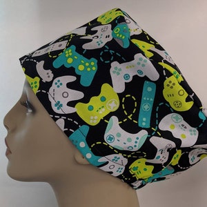 Gamer hybrid, mens, surgeon cap style scrub hat