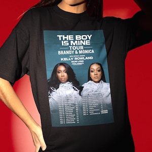The Boy Is Mine shirt, Brandy and Monica concert shirt, concert keepsake