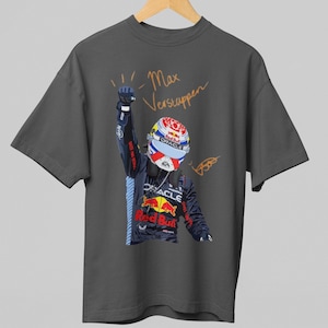 Vintage 90s Max Verstappen Graphic Tee: Retro F1 Racing Shirt