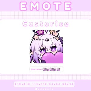 Castorice Emote | Honkai Star Rail | Discord Emote | Twitch Emote | Streamer Emotes | Single Emote | HSR