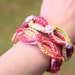Crochet Bracelet Pattern, Crochet Jewelry Tutorial, Tie On Bracelet, Yarn Bracelet, Easy Crochet Pattern, Crochet Jewelry Pattern, DIY (3)