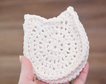 Cat Coasters, Crochet Pattern, Cat Lover Gift, Easy DIY, Quick Crochet Pattern, Housewarming Gift, Cat, Crochet Home Decor Pattern 90