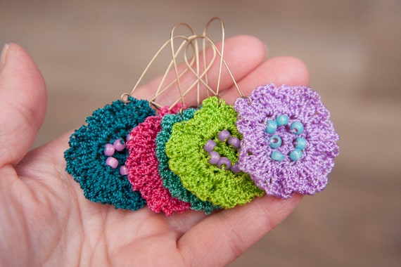 Buy 114. ONE Crochet Earrings Pattern, Crochet Earring Pattern, PDF File Crochet  Pattern PDF, Easy Pattern for Beginners, Crochet Earrings Online in India -  Etsy