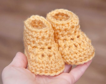 Baby Booties Crochet Pattern, Baby Boots, Crochet Baby Shoes Pattern, Crochet Baby Patterns, Easy Crochet Pattern, Newborn Shoes (70)