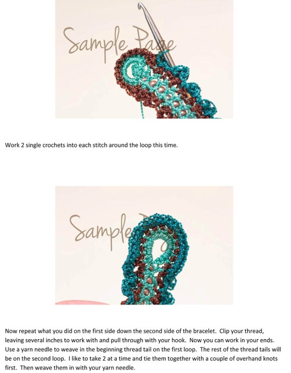 Crochet Jewelry Tutorial, Beaded Bracelet Pattern, Easy DIY, Crochet  Bracelet Pattern, Crochet Jewelry Beads, Boho Bracelet Tutorial 28 - Etsy |  Pulsera de ganchillo, Joyería de ganchillo, Pulseras