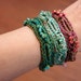 Jewelry Tutorial, Bracelet Crochet Pattern, Beaded Bracelet Pattern, Boho Crochet Pattern (39)