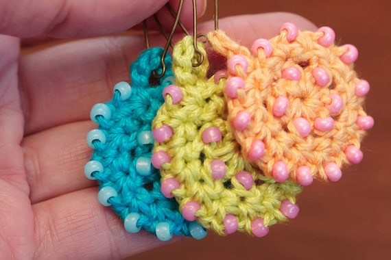 Crochet Jewelry Pattern, Crochet Necklace With Beads, Beaded Jewelry  Tutorial(22)