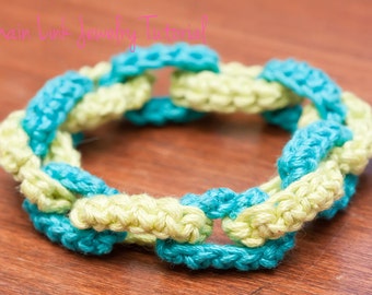 Jewelry Tutorial, Crochet Chain Necklace Pattern, DIY Bracelet (6)