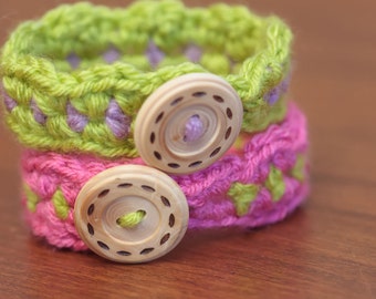 Mönster för virkat armband, gör-det-själv-armband, mönster för virkade smycken, enkelt virkmönster, garnarmband, mönster för virkade accessoarer, PDF (67)