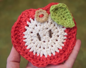 Crochet Apple Pattern, Crochet Coin Pouch, Crochet Change Purse Pattern, Easy Crochet Pattern, Crochet Coin Purse Pattern, DIY Gift (77)