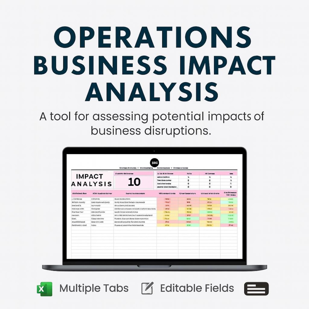 Image 2 for Bia Business Impact Analysis Template