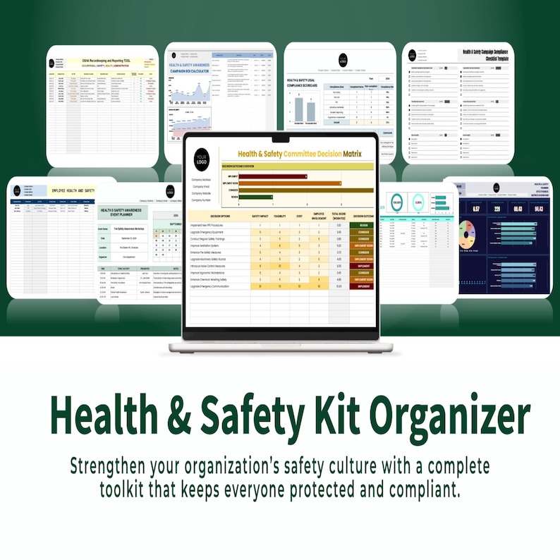 40+ Health and Safety Templates Excel & Printable | Workplace Safety ...
