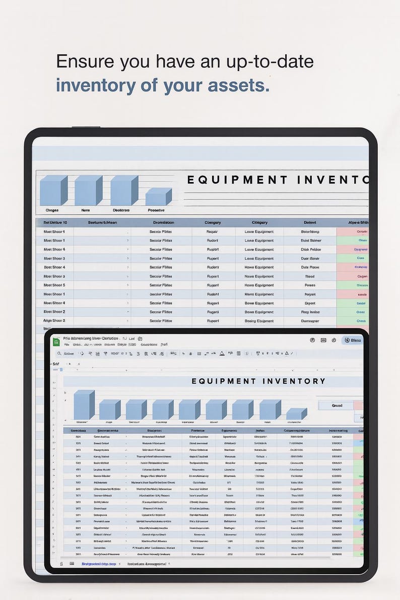 Equipment Inventory Template | Excel & Google Sheets Asset Tracker ...