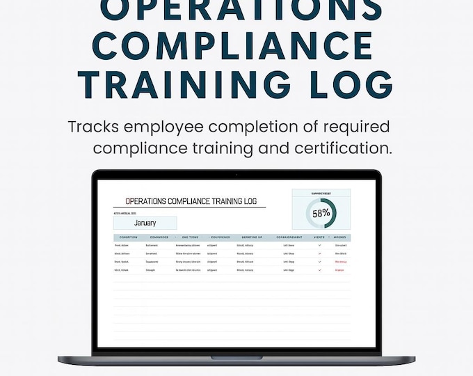 Certification/training Tracker Excel Template - Etsy Canada