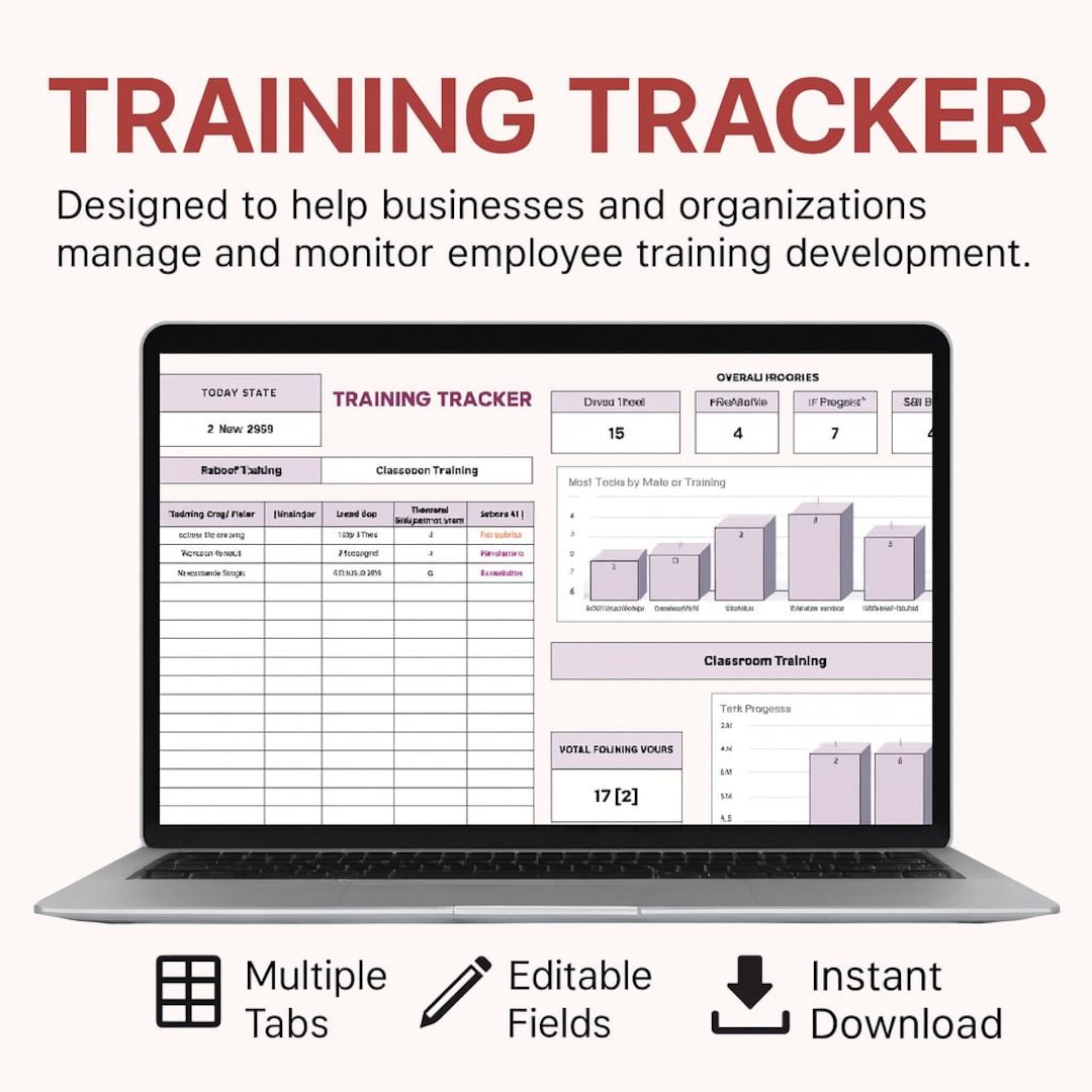 Spreadsheet Reps Training Tracker Template Excel & Google Sheets • Workout and Fitness ...