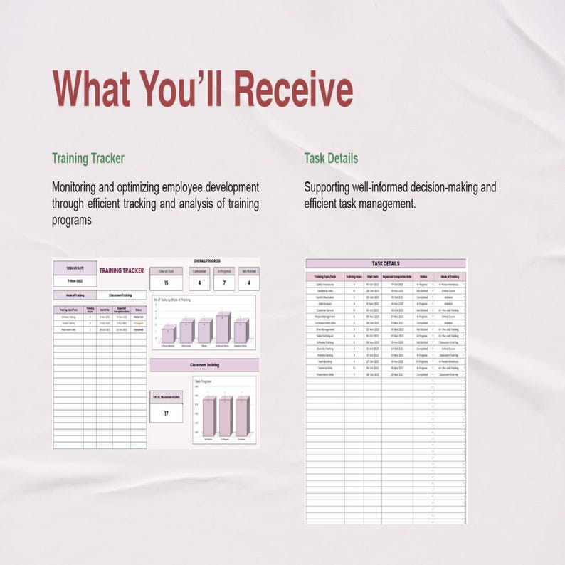 Spreadsheet Reps Training Tracker Template Excel & Google Sheets • Workout and Fitness ...