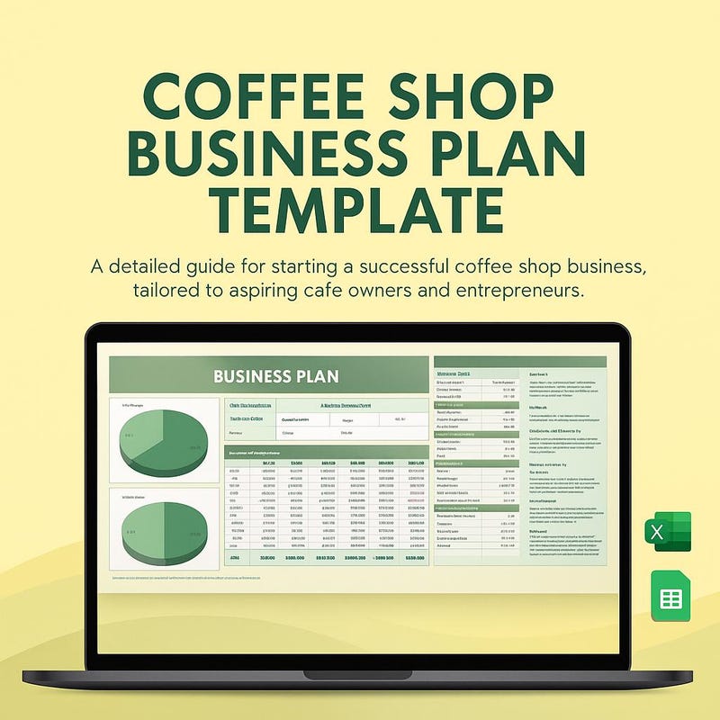 Spreadsheet Business Cafe Etsy Spreadsheet Business Cafe Etsy