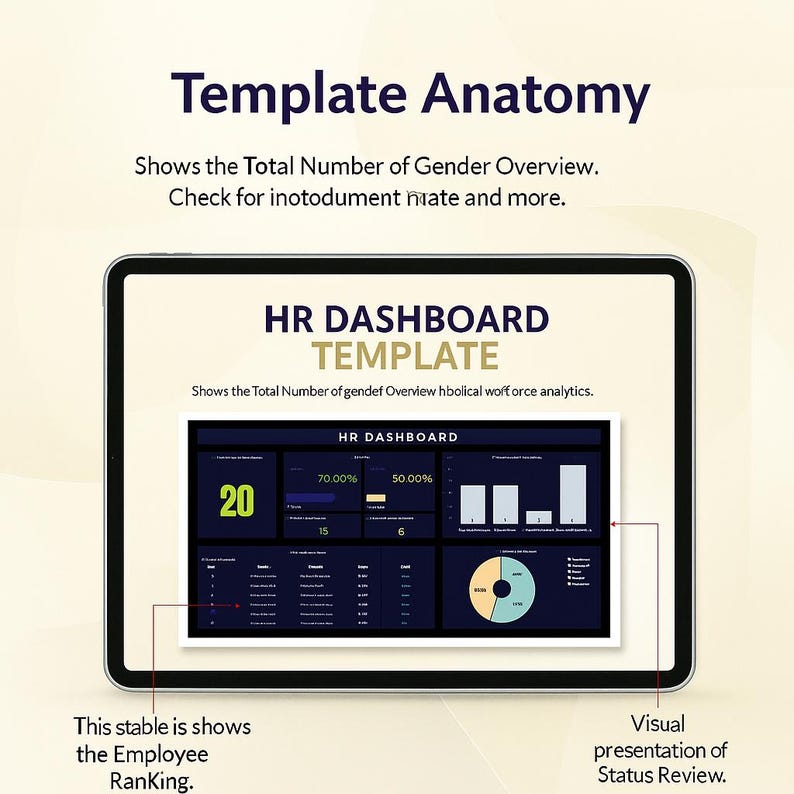 HR Dashboard Template | Human Resource Kpis, Employee Metrics ...