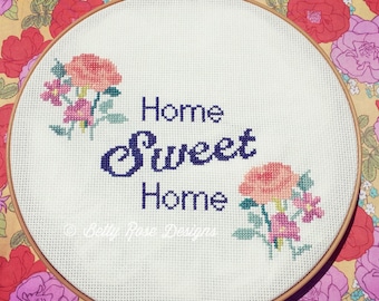 Home Sweet Home Cross Stitch Pattern