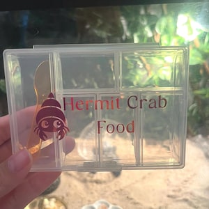 Hermit Crab Food Organizer