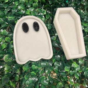 Ghost & Coffin Food Dish Bundle for Hermit Crabs (or reptiles and other small animals)