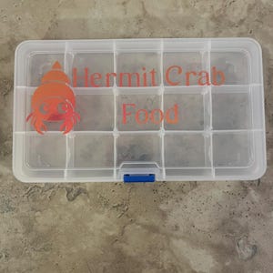 Hermit Crab Food Organizer