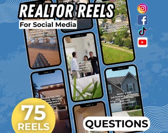 Reels para agentes inmobiliarios (Preguntas frecuentes sobre bienes raíces) Reels, cortos, TikToks